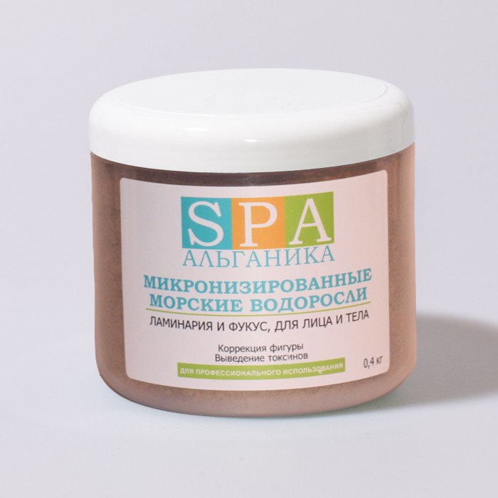 Микронизированные водоросли Ламинария и Фукус SPA Альганика (0,4 кг)